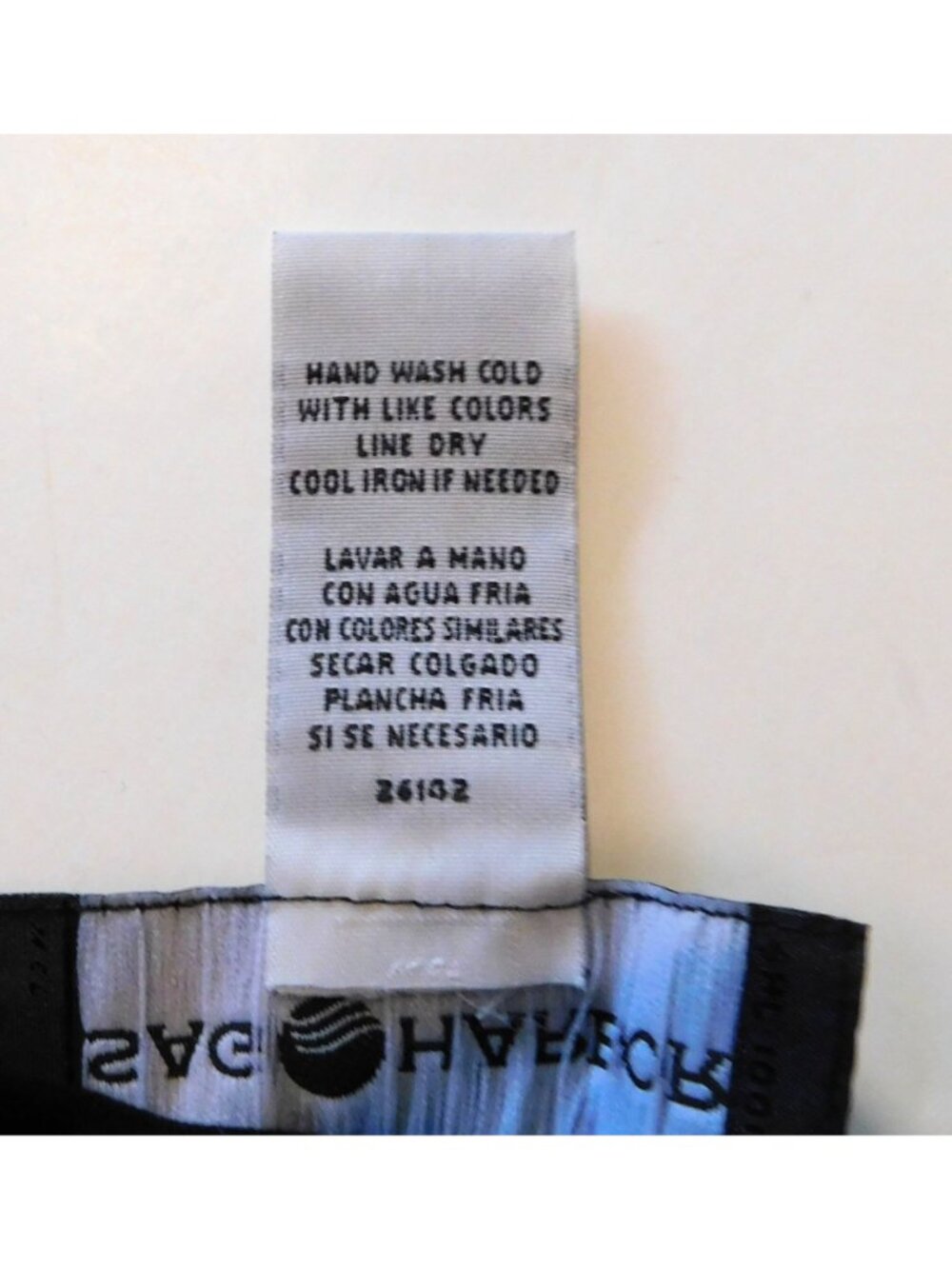 Sag Harbor Pants Size 14 Black Elastic Waist Pockets Polyester Blend - Picture 6 of 6